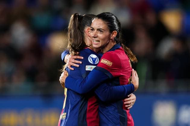 Barcelona, Spain, November 12th 2024: during the UEFA Womens Champions League football match between FC Barcelona, Barca and SKN St Polten at the Johan Cruyff Stadium in Barcelona, Spain (Judit Cartiel SPP) Copyright: xJuditxCartiel SPPx spp-en-JuCa-JUCA0408