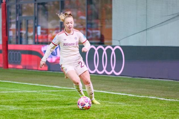 Weronika Zawistowska 24, FC Bayern München at the match FC Bayern München v Valerenga IF, Football, UEFA Women s Champions League 2024 2025, Matchday 3 on 12 11 2024 in Munich, FC Bayern Campus DFL and DFB regulations prohibit any use of photographs as image sequences and or quasi video Bayern Germany