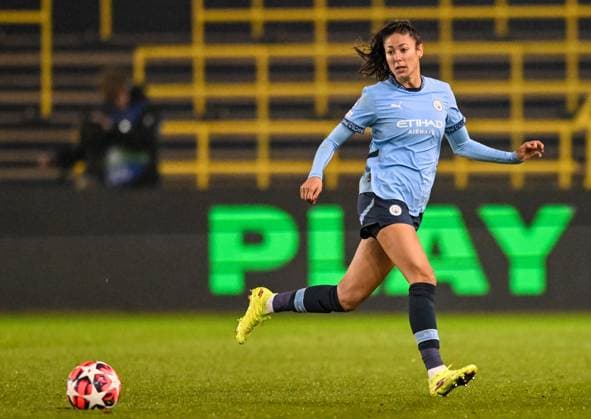 Manchester City Women v Hammarby Fotboll Women UEFA Womens Champions League Lala Alelxandri of Manchester City women during the UEFA Womens Champions League Group D match at Joie Stadium, Manchester UK Newspapers OUT Copyright: xKarlxVallantinex FIL-20930-0053