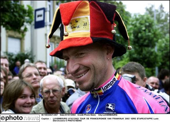 LUXEMBOURG 07 07 2002 TOUR DE FRANCE RONDE VAN FRANKRIJK 2002 1ERE ETAPE-ETAPPE Ludo Dierckxsens PHOTO NEWS LUXEMBOURG  Copyright: xx CVPN070702_24.JPG Ludo Dierckxsens