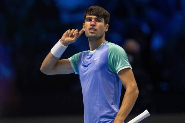 Tennis, ATP Finals in Turin, Carlos Alcaraz - Andrey Rublev
