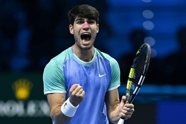 Db Torino 13 11 2024 - ATP, Tennis Herren Finals Daniele Buffa Image nella foto: Carlos Alcaraz 