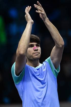 Db Torino 13 11 2024 - ATP, Tennis Herren Finals Daniele Buffa Image nella foto: Carlos Alcaraz 