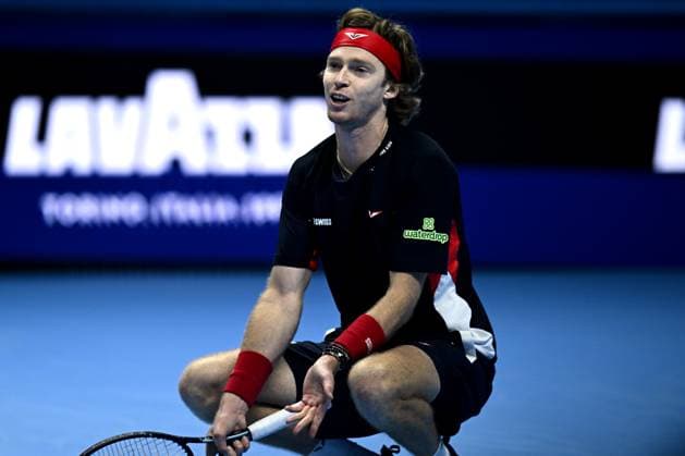 Db Torino 13 11 2024 - ATP, Tennis Herren Finals Daniele Buffa Image nella foto: Andrey Rublev 