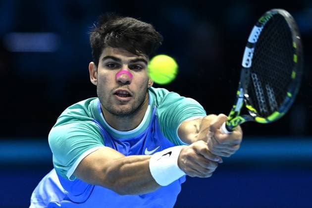 Db Torino 13 11 2024 - ATP, Tennis Herren Finals Daniele Buffa Image nella foto: Carlos Alcaraz 