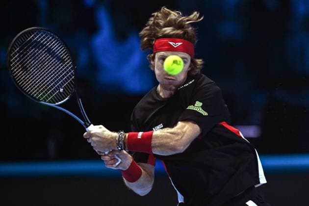 Db Torino 13 11 2024 - ATP, Tennis Herren Finals Daniele Buffa Image nella foto: Andrey Rublev 