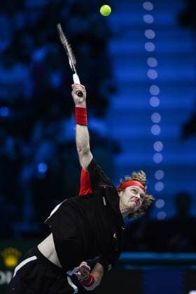Db Torino 13 11 2024 - ATP, Tennis Herren Finals Daniele Buffa Image nella foto: Andrey Rublev 