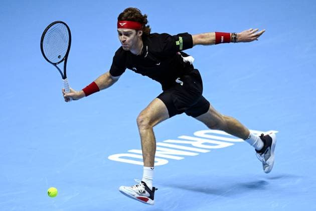 Db Torino 13 11 2024 - ATP, Tennis Herren Finals Daniele Buffa Image nella foto: Andrey Rublev 