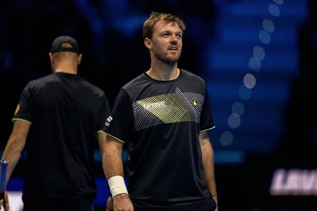Kevin KRAWIETZ, of Germay and Tim PUETZ of Germany during the match against Italy s Simone and Italy s Andrea Vavassori , at the Inalpi Arena in Turin, Italy - - Wednesday, November 13, 2024.  Copyright: xMarcoxAlpozzi LaPressex