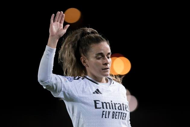 UEFA Women s Champions League - Real Madrid vs FC Twente MADRID, SPAIN -November 13: Teresa Abelleira of Real Madrid women during the UEFA Women s Champions League match between Real Madrid and FC Twente at Alfredo Di Stefano stadium in Madrid. (Photo by Guillermo Martinez) Madrid Alfredo Di Stefano Stadium Spain Copyright: xGuillermoxMartinezx