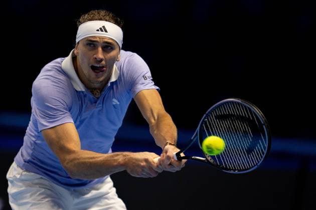 Tennis, ATP Finals in Turin, Alexander Zverev - Caspar Ruud