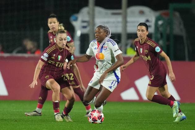Olympique Lyonnais Kadidiatou Diani during the Uefa Women s Champions League Group A soccer match between Roma and Olympique Lyonnais at the Rome s Tre Fontane stadium, Italy - Wednesday November 13, 2024 - Soccer ( Photo by Alfredo Falcone LaPresse )  Copyright: xAlfredoxFalcone LaPressex