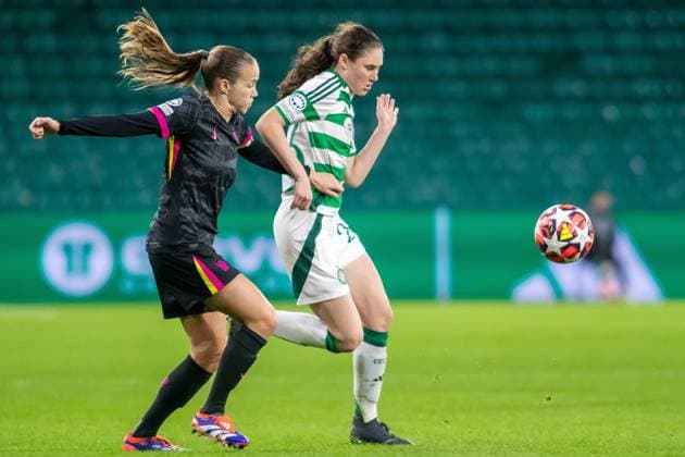 Celtic Women v Chelsea Women UEFA Womens Champions League 13 11 2024. Emma Lawton of Celtic during the UEFA Womens Champions League match between Celtic FC and Chelsea FC, Celtic Park, Glasgow, Scotland. 13 11 2024. Editorial use only , Copyright: xColinxPoultneyx PSI-20821-0063