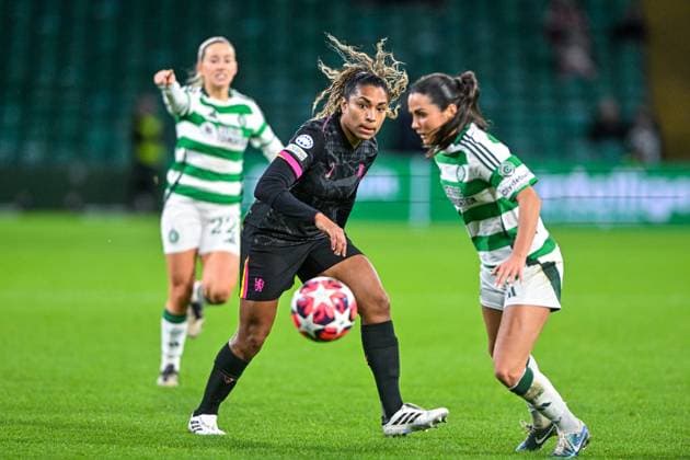 Celtic Women v Chelsea Women UEFA Womens Champions League Catarina Macario of Chelsea Women during the UEFA Womens Champions League Group B match at Celtic Park, Glasgow UK Newspapers OUT Copyright: xJamiexJohnstonx FIL-20931-0130