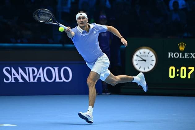 ATP, Tennis Herren Finals Alexander Zverev during the ATP Finals,Turin Italy, Nov 13rd, 2024 Imago-Images Emmefoto Copyright: xImago-Images Emmefotox