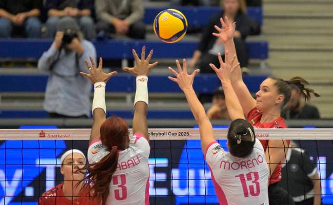 Volleyball, Women, CEV Cup, Dresdner SC - Vandoeuvre Nancy VB