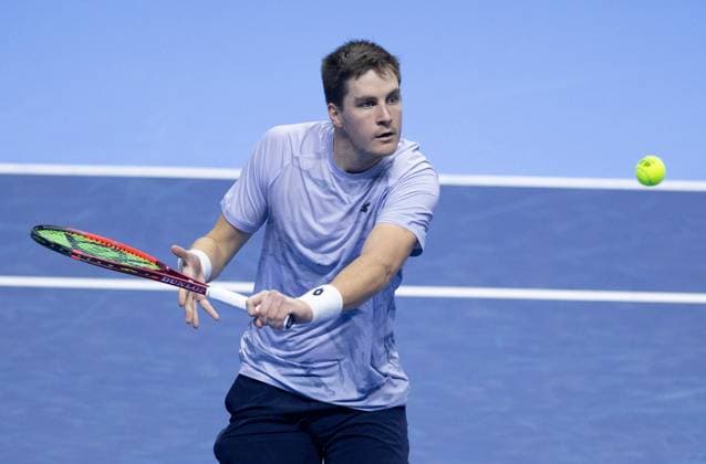 Henry Patten of Great Britain in action Nitto ATP, Tennis Herren Finals, Day 5, Tennis, Inalpi Arena, Turin, Italy 14 Nov 2024  Copyright: xEllaxLing Shutterstockx 14893644p