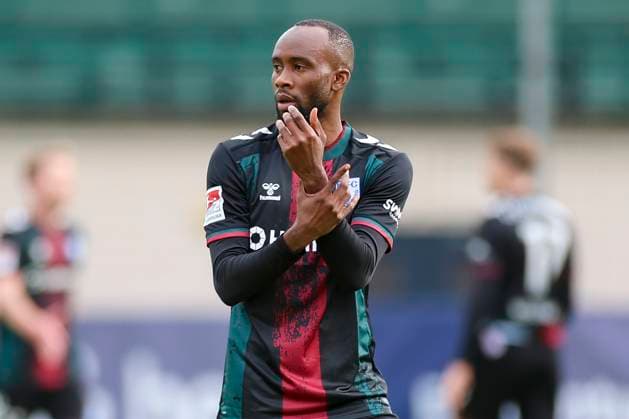 Germany, Hannover, 14 11 2024, Nachwuchsleistungszentrum NLZ, Hannover 96 vs 1 FC Magdeburg Friendly match, Silas Gnaka 1 FC Magdeburg gestures Hannover Nachwuchsleistungszentrum NLZ Germany eu-images-700