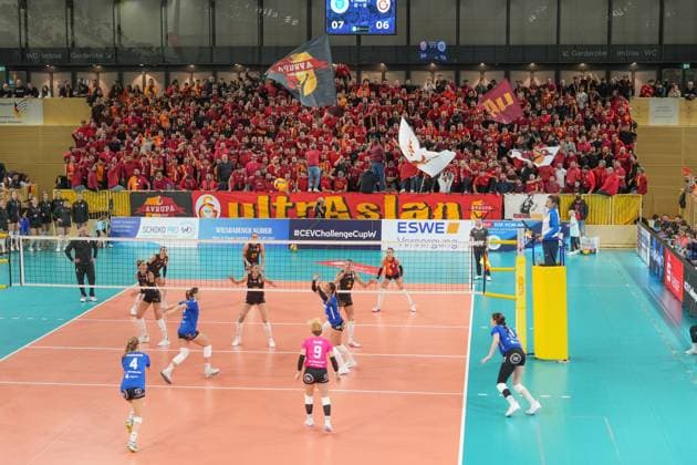 Volleyball, FRauen, Challenge Cup, VC Wiesbaden - Galatasaray Istanbul