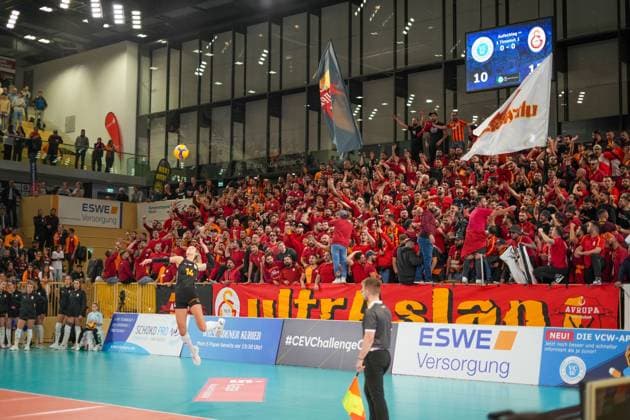 VOLLEYBALL CHALLENGE CUP 2025 WOMEN VC Wiesbaden Galatasaray Daikin ISTANBUL 14 11 24, CARUTASU Alexia Ioana Istanbul ,