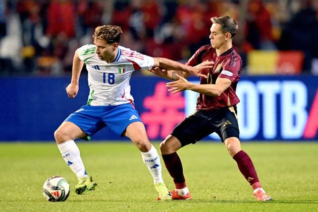 Football, Nations League, Belgium - Italy