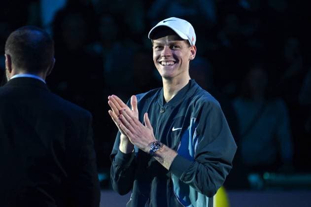 Foto IPP Massimo Rana Torino 14-11-2024 Tennis ATP, Tennis Herren Finals 2024 nella foto Jannik Sinner Italy Photo Press - World Copyright italy  Copyright: xR4924_italyphotopressx
