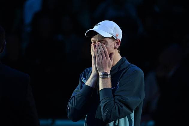 Foto IPP Massimo Rana Torino 14-11-2024 Tennis ATP, Tennis Herren Finals 2024 nella foto Jannik Sinner Italy Photo Press - World Copyright italy  Copyright: xR4924_italyphotopressx