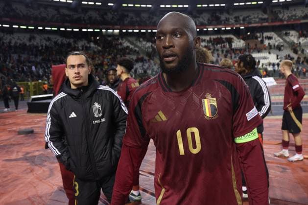 Belgium v Italy - UEFA Nations League 14 11 2024 BRUSSELS, BELGIUM - NOVEMBER 14 : Lukebakio Dodi forward of Belgium after the game during the UEFA Nations League tournament League A Phase Group A2 match between Belgium and Italy on November 14, 2024 in Brussels, Belgium, 14 11 2024 Brussels Belgium  Copyright: xTomasxSiskx