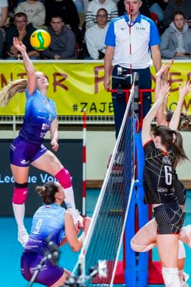 Croatia, Zagreb, 141124. Home of Bojan Stranic volleyball. Mladost Zagreb - Developres Rzeszow, CEV Champions League match. Photo: Tomislav Kristo CROPIX Zagreb Croatia Copyright: xTomislavxKristoxTomislavxKristox mladost_rzeszow15-141124