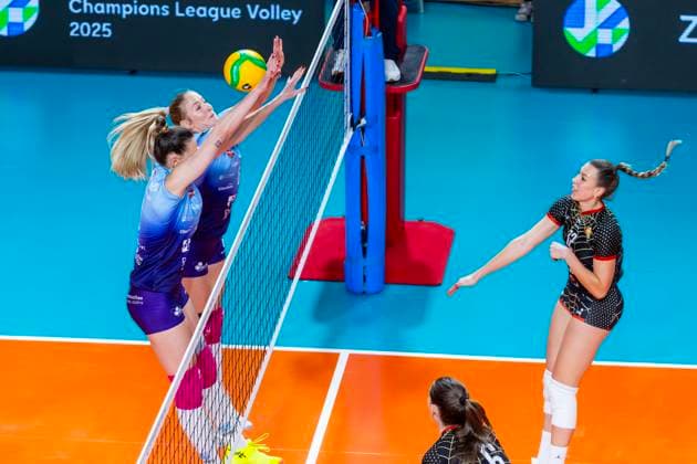 Croatia, Zagreb, 141124. Home of Bojan Stranic volleyball. Mladost Zagreb - Developres Rzeszow, CEV Champions League match. In the photo: Andrea Koraca. Photo: Tomislav Kristo CROPIX Zagreb Croatia Copyright: xTomislavxKristoxTomislavxKristox mladost_rzeszow32-141124