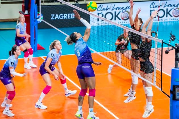 Croatia, Zagreb, 141124. Home of Bojan Stranic volleyball. Mladost Zagreb - Developres Rzeszow, CEV Champions League match. Photo: Tomislav Kristo CROPIX Zagreb Croatia Copyright: xTomislavxKristoxTomislavxKristox mladost_rzeszow7-141124