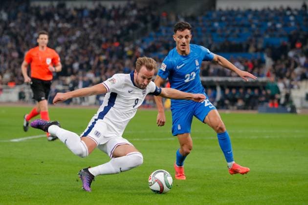 Greece v England UEFA Nations League Harry Kane of England in action during the UEFA Nations League match at Olympic Stadium, Athens UK Newspapers OUT Copyright: xYannisxHalasx FIL-20915-0088