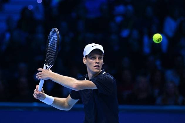 Nitto ATP, Tennis Herren Finals - Sinner Ousts Fritz Jannik Sinner (ITA) during his third match at the 2024 Nitto ATP Finals in Turin, Italy, on November 14, 2024. Photo by Corinne Dubreuil ABACAPRESS.COM Turin Italy  Copyright: xDubreuilxCorinne ABACAx