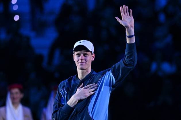 Nitto ATP, Tennis Herren Finals - Sinner Ousts Fritz Jannik Sinner (ITA) during his third match at the 2024 Nitto ATP Finals in Turin, Italy, on November 14, 2024. Photo by Corinne Dubreuil ABACAPRESS.COM Turin Italy  Copyright: xDubreuilxCorinne ABACAx