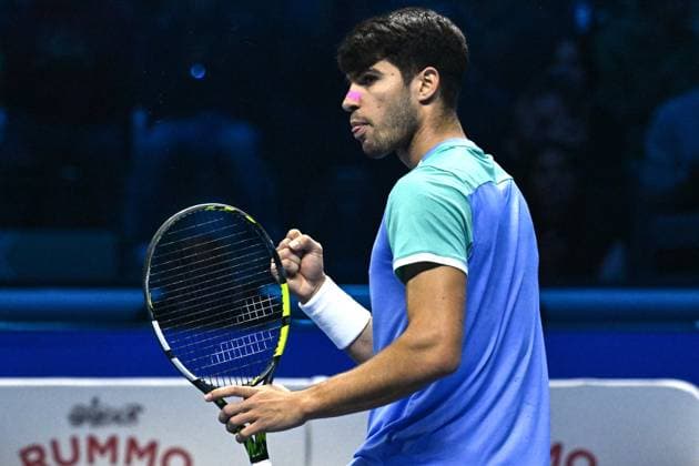 Dc Torino 15 11 2024 - ATP, Tennis Herren Finals Domenico Cippitelli Image nella foto: Carlos Alcaraz 