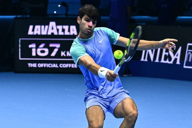 Dc Torino 15 11 2024 - ATP, Tennis Herren Finals Domenico Cippitelli Image nella foto: Carlos Alcaraz 