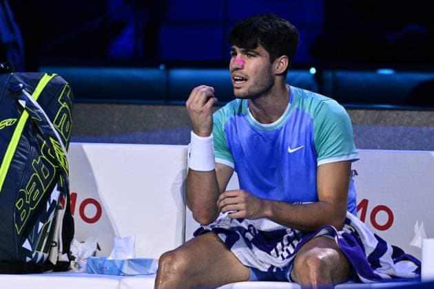 Dc Torino 15 11 2024 - ATP, Tennis Herren Finals Domenico Cippitelli Image nella foto: Carlos Alcaraz 