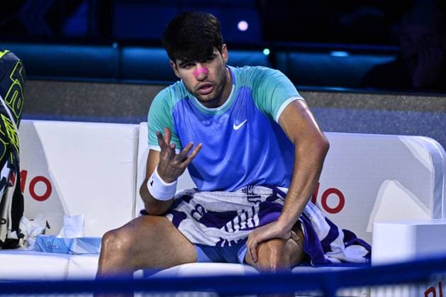 Dc Torino 15 11 2024 - ATP, Tennis Herren Finals Domenico Cippitelli Image nella foto: Carlos Alcaraz 