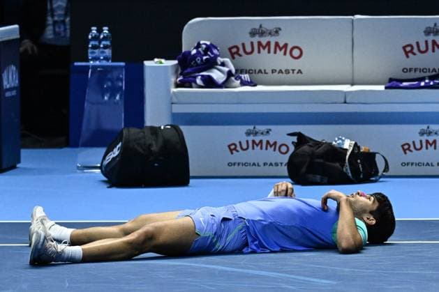 Sport Bilder des Tages Dc Torino 15 11 2024 - ATP, Tennis Herren Finals Domenico Cippitelli Image nella foto: Carlos Alcaraz 