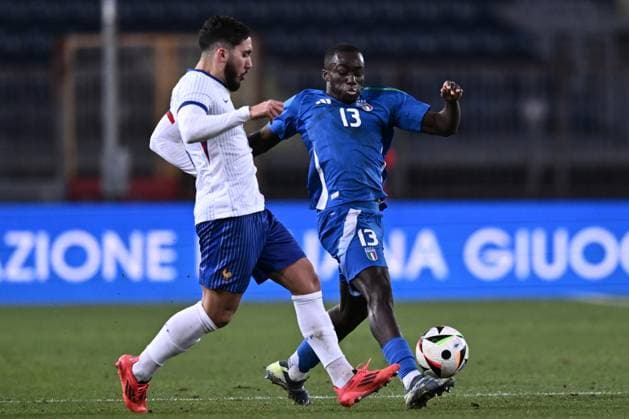 Football, U21 international, Italy - France
