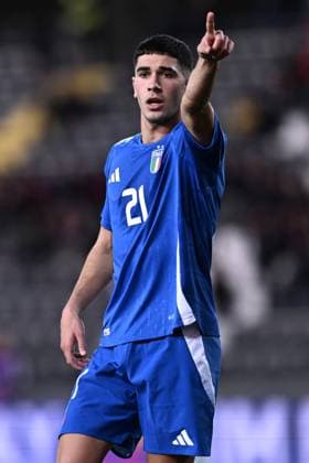 Fußball, U21 Länderspiel, Italien - Frankreich Mp Empoli 15 11 2024 - amichevole Italia-Francia U21, U 21 foto Matteo Papini Image nella foto: Cristian Volpato 