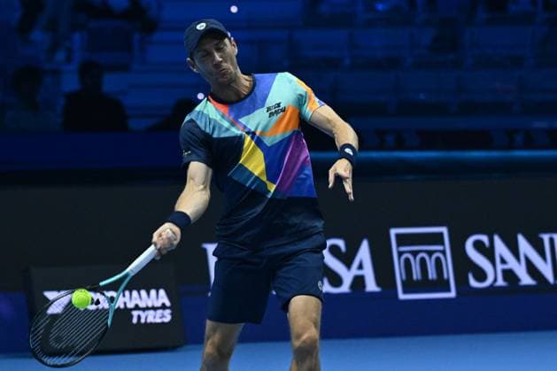 Matthew Ebden (AUS) is playing during the Men s Double match against Kevin Krawietz (GER) and Tim Puetz (GER) during day six of the Nitto ATP, Tennis Herren finals 2024 at Inalpi Arena on November 15, 2024 in Turin, Italy.  Copyright: xDomenicoxCippitelli IPAxSportx x xx IPA_51587892 IPA_Agency_IPA51587892
