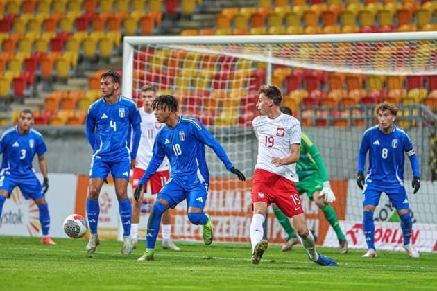 15.11.2024 BIALYSTOK (POLAND) PILKA NOZNA (FOOTBALL) ELITE LEAGUE POLSKA U20 - WLOCHY U20 NZ JAN ZIOKOWSKI FOTO KAMIL SWIRYDOWICZ CYFRASPORT NEWSPIX.PL --- Newspix.pl  241115CSKS066