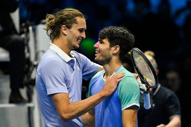 Tennis, ATP Finals in Turin, Alexander Zverev - Carlos Alcaraz
