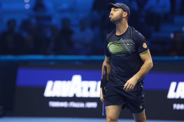 Tim Puetz (Germany) looks dejected, Day 7, Nitto ATP, Tennis Herren Finals 2024, INALPI Arena, November 16, 2024, Turin, Italy.