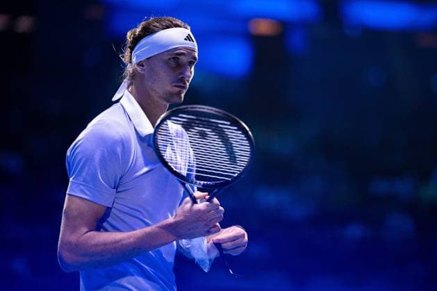Germany s Alexander Zverev before the singles tennis match of the ATP, Tennis Herren World Tour Finals against United States Taylor Fritz at the Inalpi Arena in Turin, Italy - - Saturday, November 16, 2024.  Copyright: xMarcoxAlpozzi LaPressex