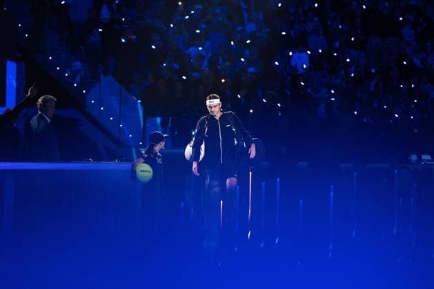 United States Taylor Fritz before the singles tennis match of the ATP, Tennis Herren World Tour Finals against Germany s Alexander Zverev at the Inalpi Arena in Turin, Italy - - Saturday, November 16, 2024.  Copyright: xMarcoxAlpozzi LaPressex