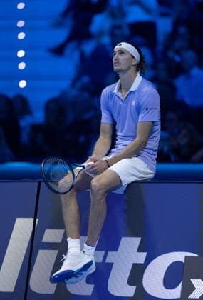 Alexander Zverev of Germany frustrated Nitto ATP, Tennis Herren Finals, Day 7, Tennis, Inalpi Arena, Turin, Italy 16 Nov 2024  Copyright: xEllaxLing Shutterstockx 14893646al