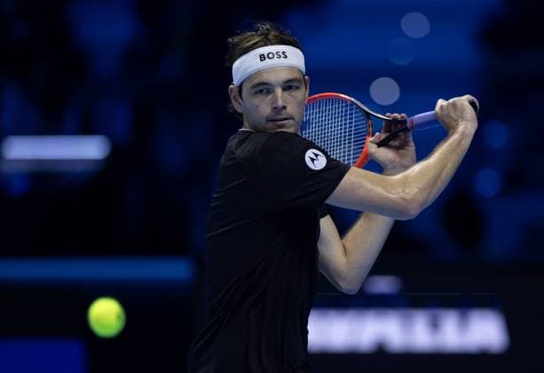 Taylor Fritz of USA in action Nitto ATP, Tennis Herren Finals, Day 7, Tennis, Inalpi Arena, Turin, Italy 16 Nov 2024  Copyright: xEllaxLing Shutterstockx 14893646ae