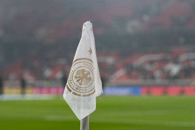 Football, Re-founding of the DFB, 75th anniversary, symbolic images